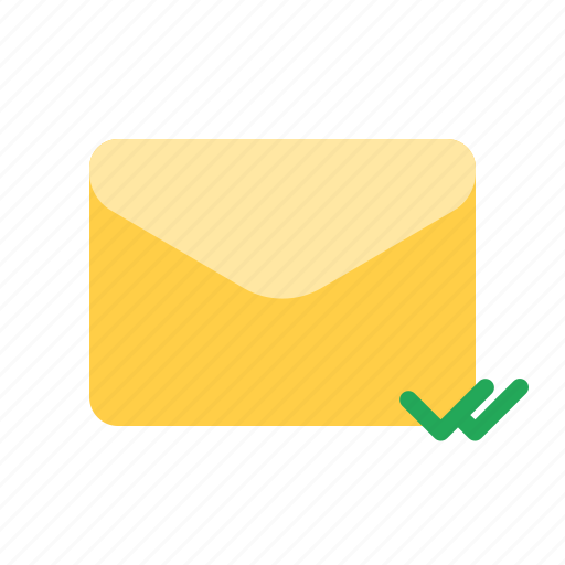 Delivered, mail, read, check, double, email, message icon - Download on Iconfinder