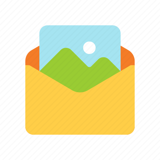 Mail, multimedia, photo, picture, email, image, message icon - Download on Iconfinder