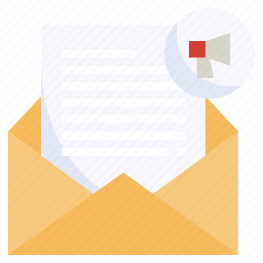 Marketing, email, megaphone, envelope icon - Download on Iconfinder