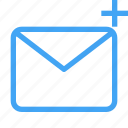 add, email, envelopment, letter, mail, message, envelope