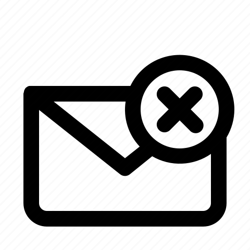 Email, envelope, letter, mail, message, not sent, spam icon - Download on Iconfinder