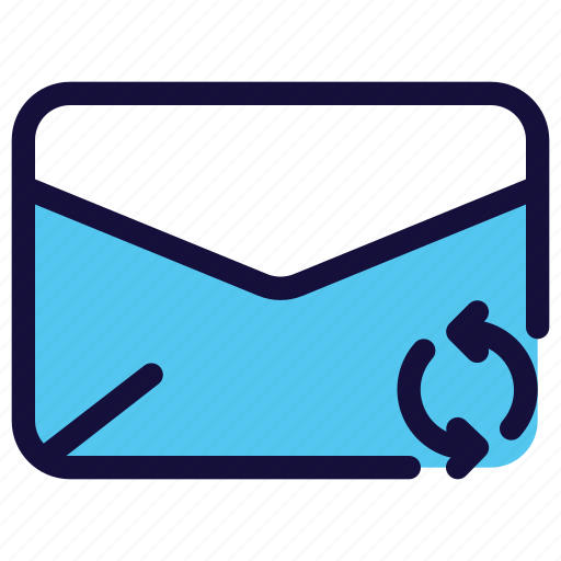 Email, envelope, letter, mail, message, sync icon - Download on Iconfinder