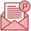 mark, email, flag, communications, envelope 