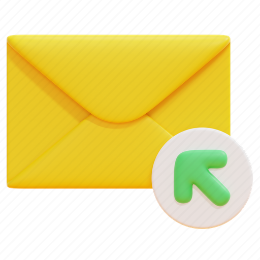 Click, open, email, mail, envelope, message, letter 3D illustration - Download on Iconfinder