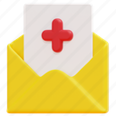 adding, plus, email, mail, envelope, letter, message, 3d