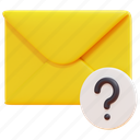 support, service, email, mail, envelope, letter, message, 3d