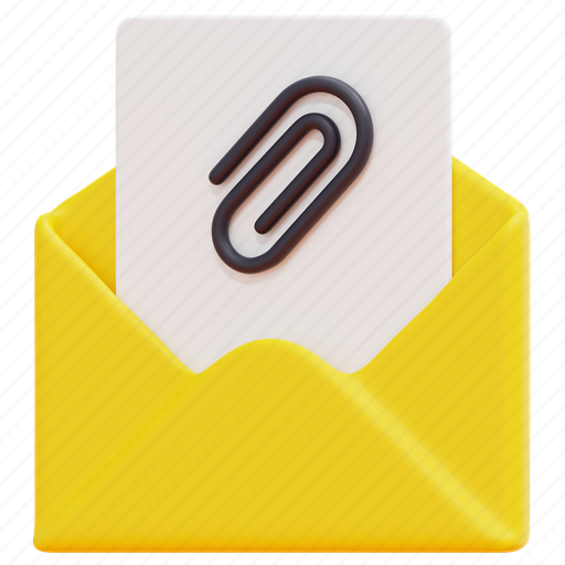 Attached, file, attach, email, mail, envelope, letter icon - Download on Iconfinder
