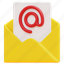 arrob, social, email, mail, envelope, letter, message, 3d 