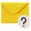 support, service, email, mail, envelope, letter, message, 3d 