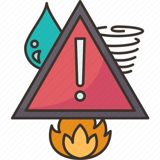 Disaster, warning, sign, danger, alert icon - Download on Iconfinder