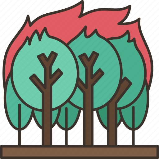 Wildfire, bushfire, forest, disaster, natural icon - Download on Iconfinder