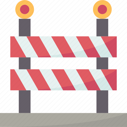 Roadblock, traffic, barricade, border, sign icon - Download on Iconfinder
