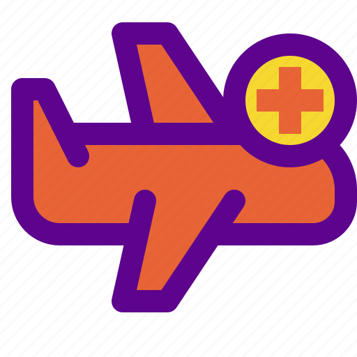 Airplane, health, hospital, medical icon - Download on Iconfinder