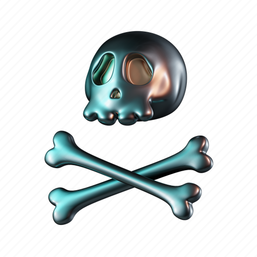 Skull, crossbones, deadly, danger, toxic icon - Download on Iconfinder