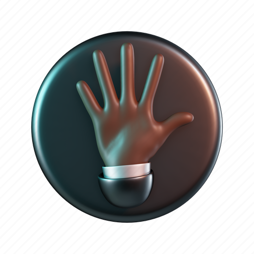 Stop, sign, hand, gesture icon - Download on Iconfinder