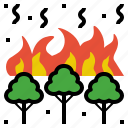 burn, fire, flame, forest, wildfire