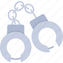 handcuffs, arrest, criminal, lock, police, prisoner, emergency, services