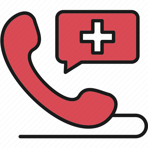 Emergency call, emergency, call, handset, phone, contact, emergency services icon - Download on Iconfinder