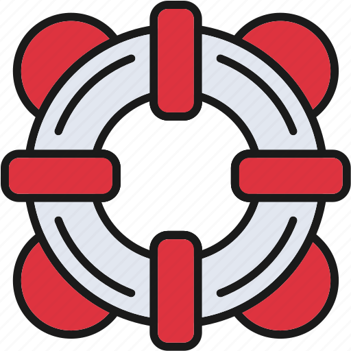 Lifebuoy, life preserver, lifeguard, lifesaver, pool safety, travel, emergency services icon - Download on Iconfinder