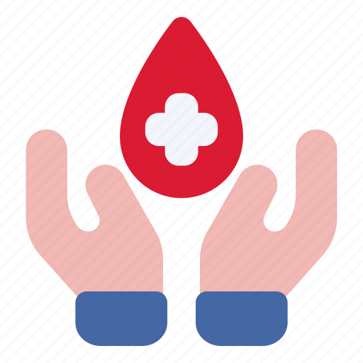 Blood, donation, gesture, finger, hand, touch icon - Download on Iconfinder