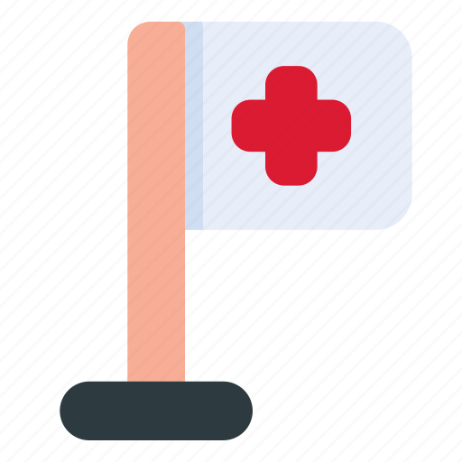 Emergency, flag, country, national, nation, medical, health icon - Download on Iconfinder