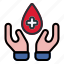 blood, donation, gesture, finger, hand, touch 
