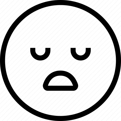 Emoji sad, sad, serious, start, view icon - Download on Iconfinder
