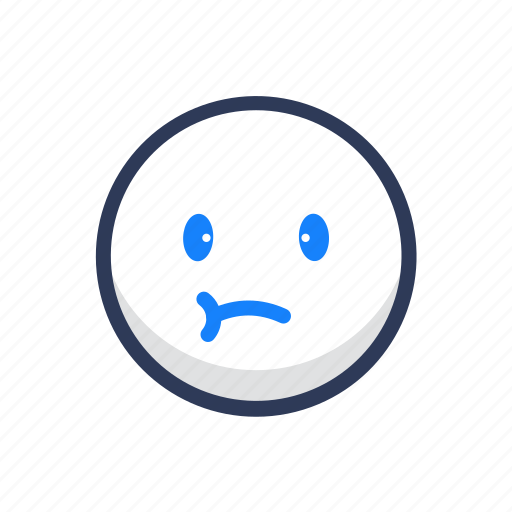 Emoji, emoticon, emoticons, emotion, expression, face, frown icon - Download on Iconfinder