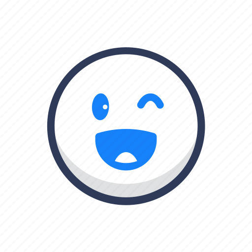 Emoji, emoticon, face, funny, happy, laugh, smiley icon - Download on Iconfinder