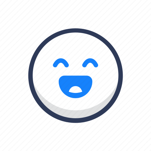 Emoji, emoticon, expression, happy, laugh, smiley icon - Download on Iconfinder