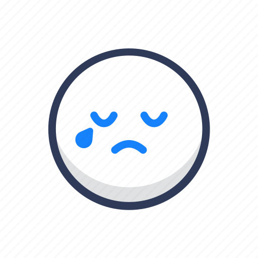 Cry, emoji, emoticon, emotion, expression, smiley icon - Download on Iconfinder