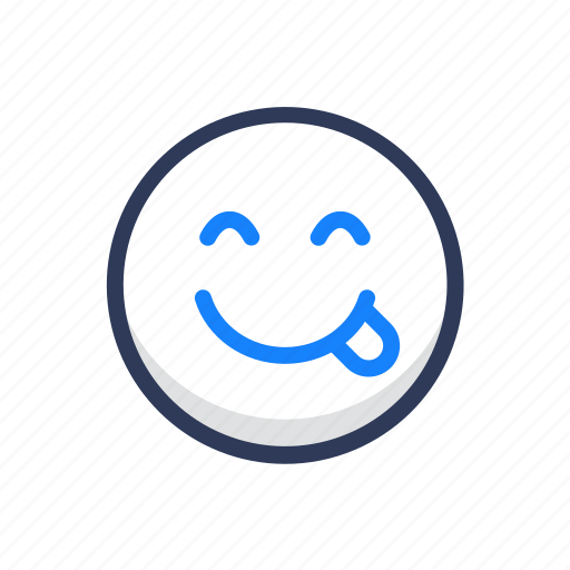 Emoji, emoticon, emotion, expression, happy, smile, tongue out icon - Download on Iconfinder