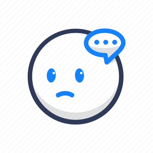 Emoji, emoticon, emotion, expression, happy, think icon - Download on Iconfinder