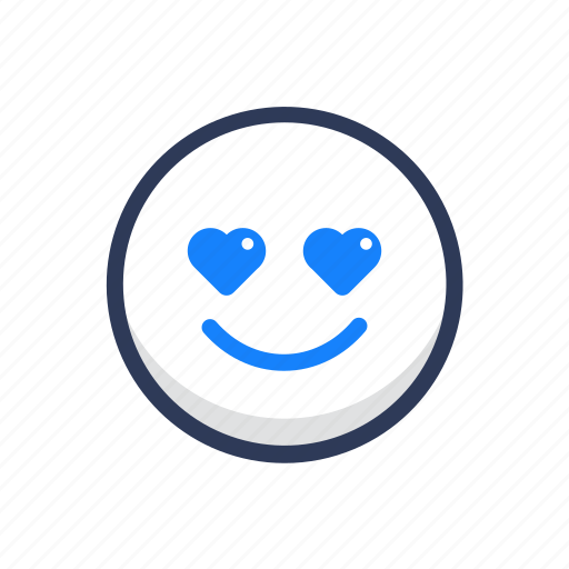Emoji, emoticon, emoticons, emotion, fall in love, happy, smile icon - Download on Iconfinder