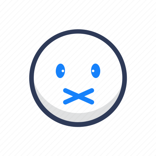 Emoji, emoticon, emotion, expression, feeling, silent, smiley icon - Download on Iconfinder
