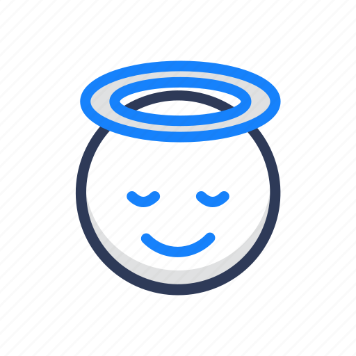Angel, emoji, emoticon, emotion, expression, smile icon - Download on Iconfinder