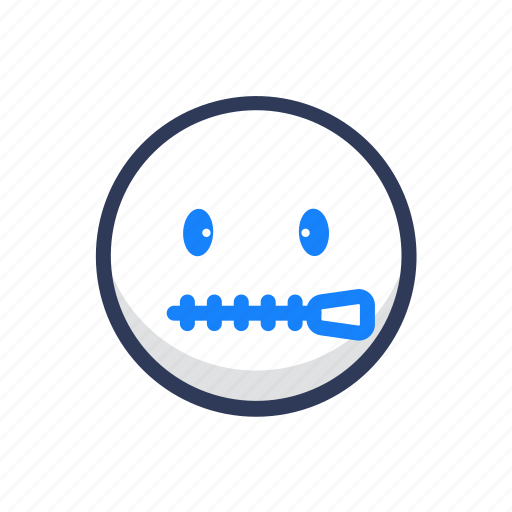 Emoji, emoticon, emotion, expression, sad, silent icon - Download on Iconfinder