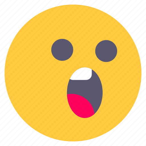 Shocked, suprised, shock, emoticon, emoji, smileys icon - Download on Iconfinder