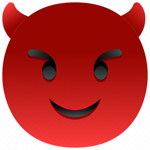 Demon, evil, emoji, emoticon, feeling, face icon - Download on Iconfinder