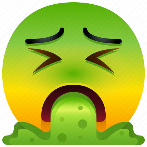 Puke, emoji, emoticon, feeling, medical, face, sick icon - Download on Iconfinder
