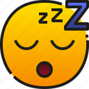 sleep, emoji, emoticon, feeling, sleeping, face