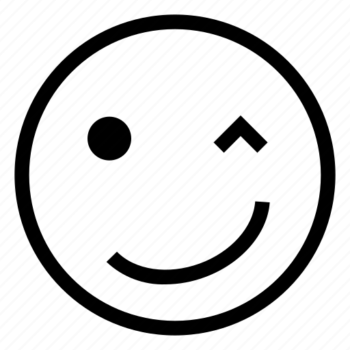 Wink, emoji, expression icon - Download on Iconfinder