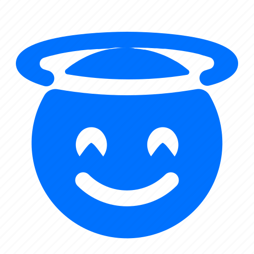 Angel, emoji, emoticon, emotion icon - Download on Iconfinder