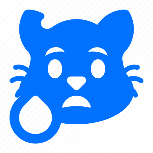 Cat, cry, emoji, emoticon icon - Download on Iconfinder