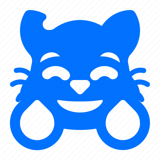Cat, emoji, emoticon, emotion, laughing icon - Download on Iconfinder