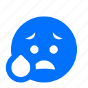 emoji, emoticon, emotion, sad