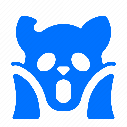 Cat, emoji, emoticon, shock icon - Download on Iconfinder