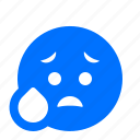 emoji, emoticon, emotion, sad