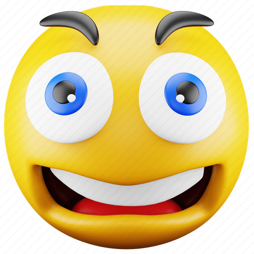 Face, emoji, expression, emoticon, shocked, angry, smiley 3D illustration - Download on Iconfinder