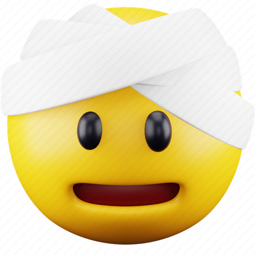Face, emoji, expression, emoticon, headache, accident, pain 3D illustration - Download on Iconfinder